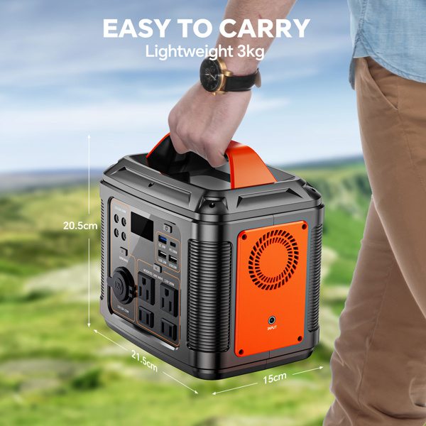 Powerbank 300w Portable Power Station With 60w Solar Panel For Camping Solar Generator 296Wh 80000mAh Lithium Battery - Image 4