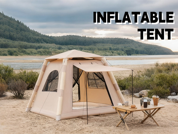 Inflatable Tent Outdoor Tent 2-4-person Tent Quick-opening Tent Inflatable Tent Hut Tent Camping Portable Tent Windproof Tent Family Party Tent Pop-up Tent Shading And Waterproof Tent Camping Tent - Image 6