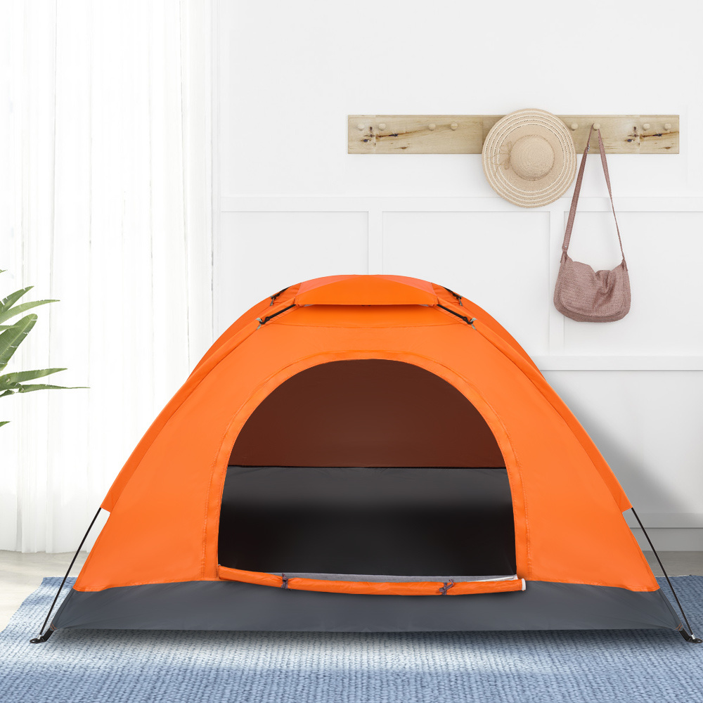 Single-person Single-layer Orange Tent - Image 10