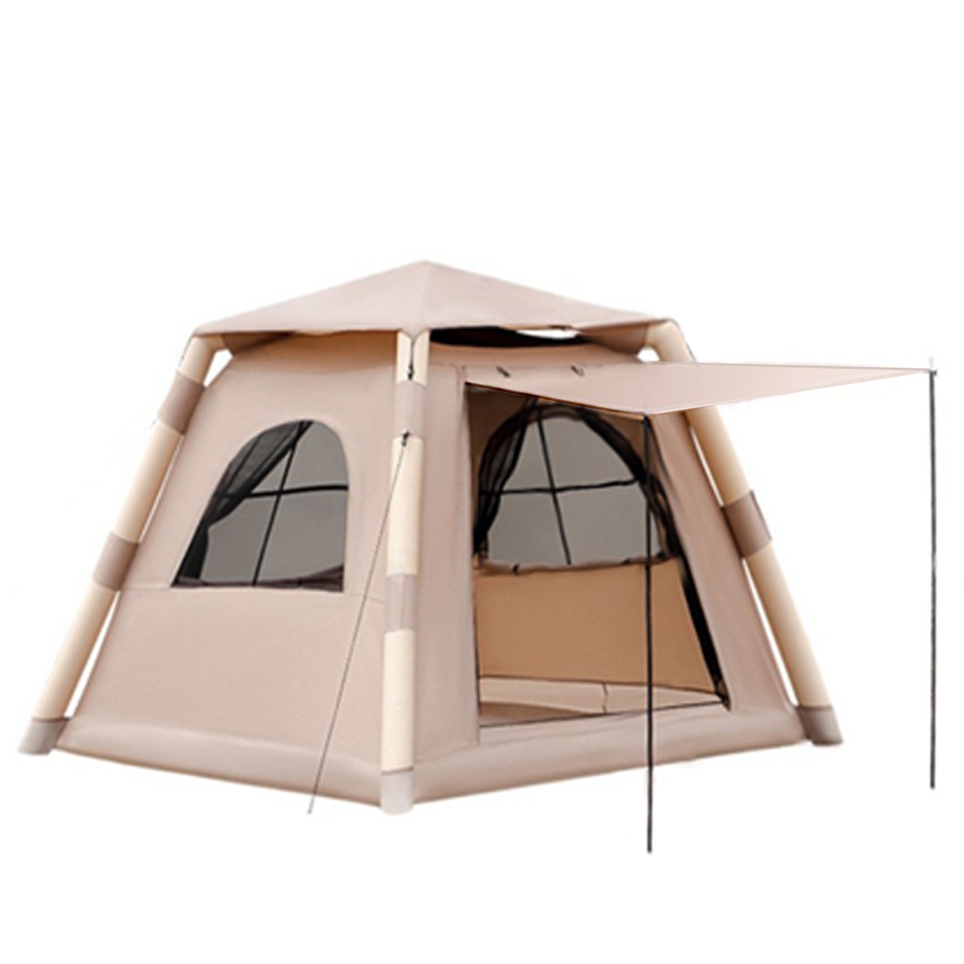 Inflatable Tent Outdoor Tent 2-4-person Tent Quick-opening Tent Inflatable Tent Hut Tent Camping Portable Tent Windproof Tent Family Party Tent Pop-up Tent Shading And Waterproof Tent Camping Tent - Image 2