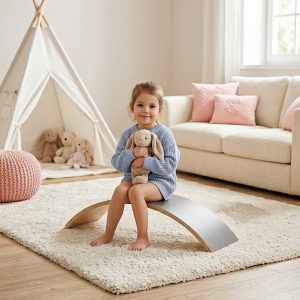 32 Inch Rocker Board Sensory Training Kids Balance Training Seesaw Board 300 Lbs Weight Capacity