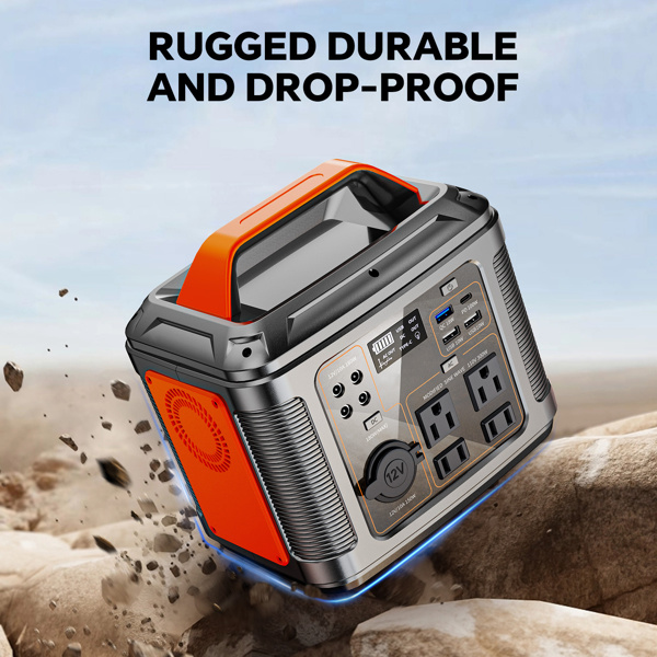 Powerbank 300w Portable Power Station With 60w Solar Panel For Camping Solar Generator 296Wh 80000mAh Lithium Battery - Image 3